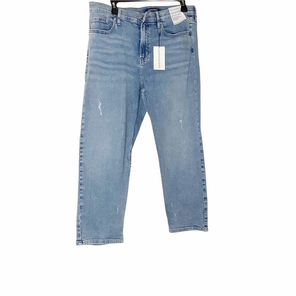 Calvin KLEIN JEANS. High rise cropped.  Size 32 - Picture 6 of 8